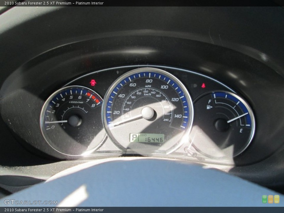 Platinum Interior Gauges for the 2010 Subaru Forester 2.5 XT Premium #80112215