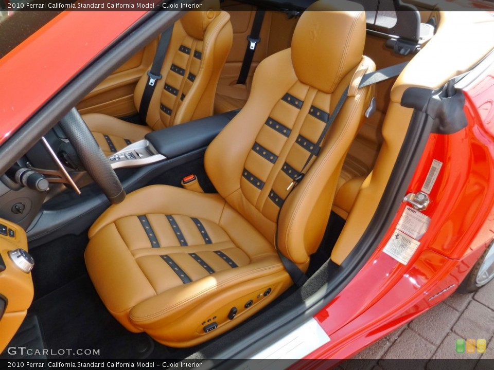 Cuoio Interior Front Seat for the 2010 Ferrari California  #80112734