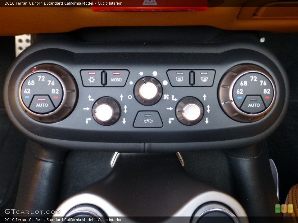 Cuoio Interior Controls for the 2010 Ferrari California  #80112881