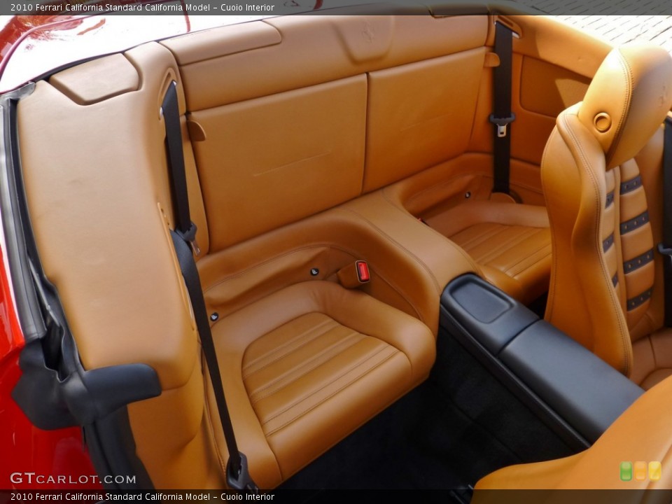 Cuoio Interior Rear Seat for the 2010 Ferrari California  #80112922