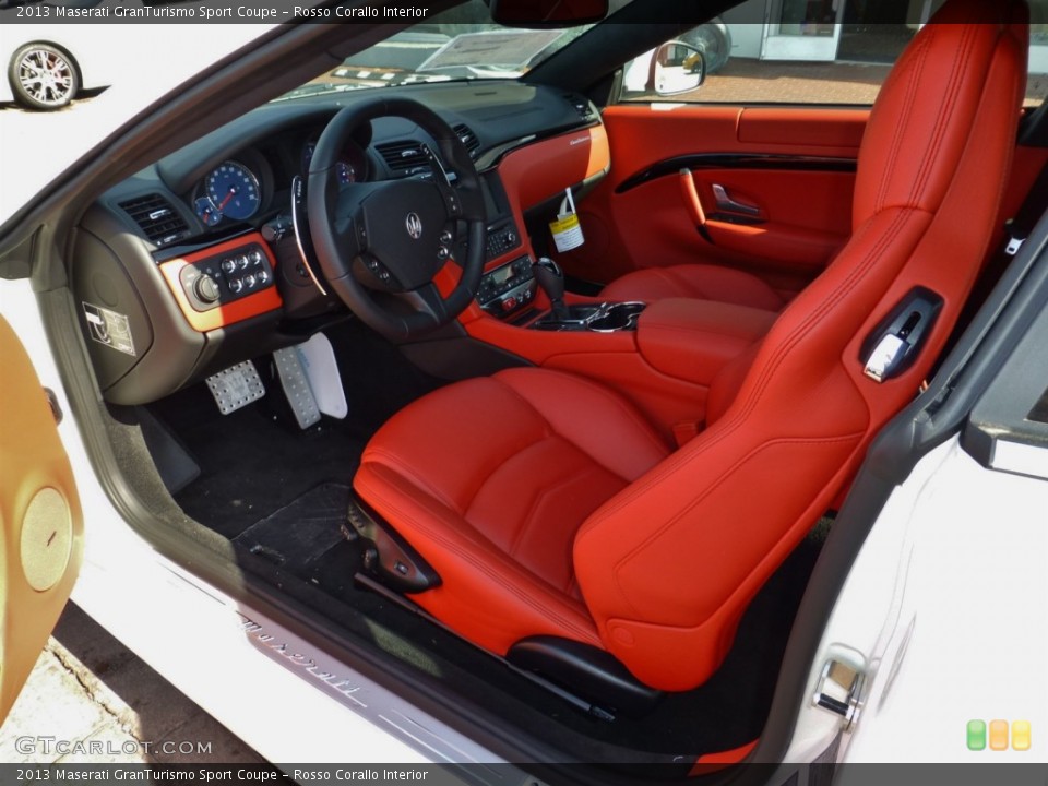 Rosso Corallo Interior Photo for the 2013 Maserati GranTurismo Sport Coupe #80113226