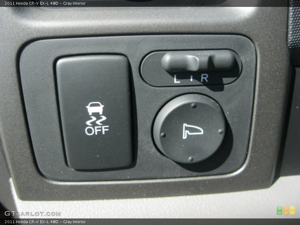 Gray Interior Controls for the 2011 Honda CR-V EX-L 4WD #80113391