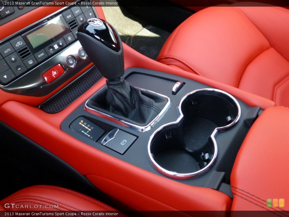 Rosso Corallo Interior Transmission for the 2013 Maserati GranTurismo Sport Coupe #80113463
