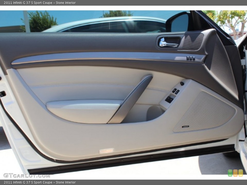 Stone Interior Door Panel for the 2011 Infiniti G 37 S Sport Coupe #80113799