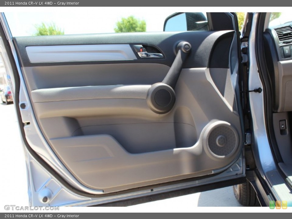 Gray Interior Door Panel for the 2011 Honda CR-V LX 4WD #80114240