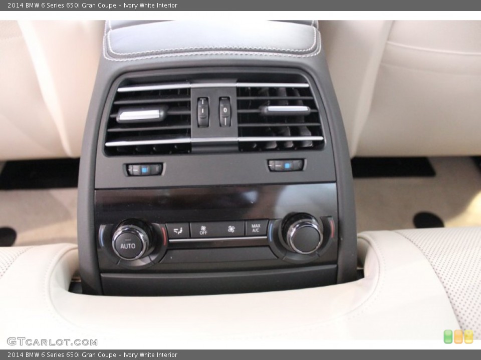 Ivory White Interior Controls for the 2014 BMW 6 Series 650i Gran Coupe #80114526