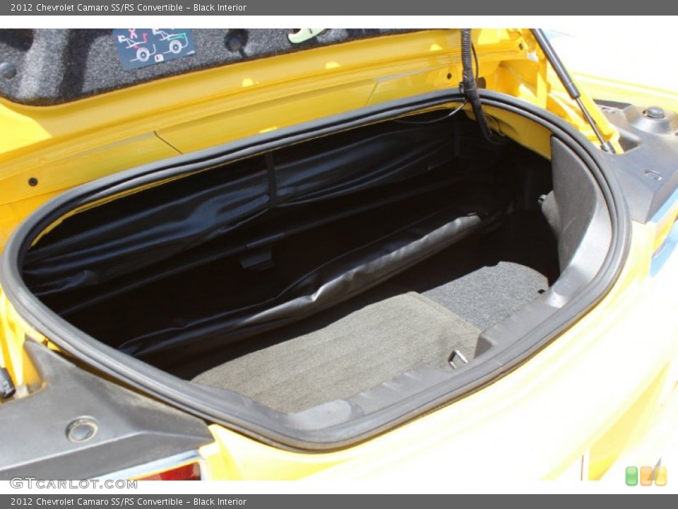 Black Interior Trunk for the 2012 Chevrolet Camaro SS/RS Convertible #80116064