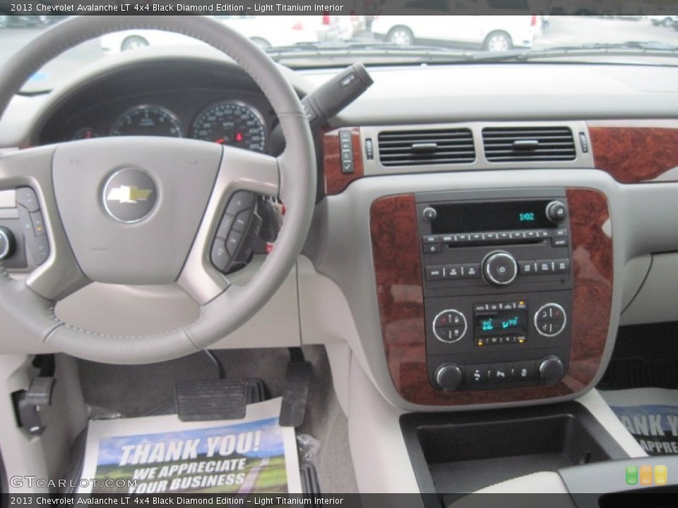 Light Titanium Interior Dashboard for the 2013 Chevrolet Avalanche LT 4x4 Black Diamond Edition #80120373