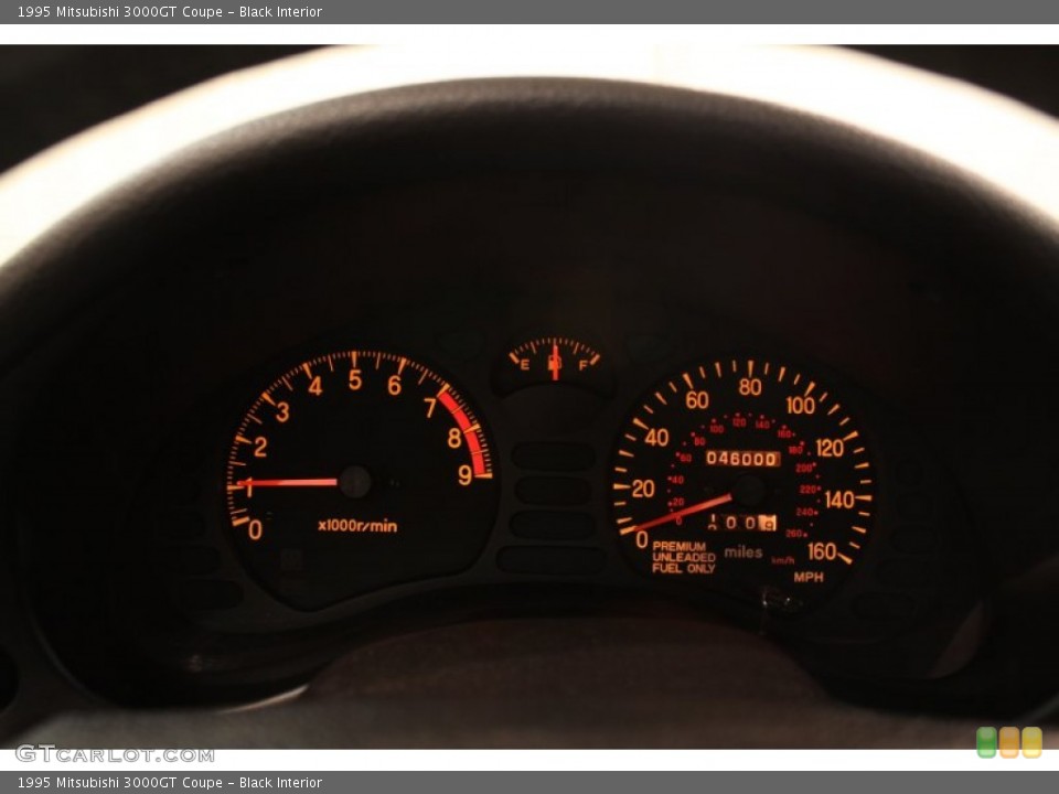 Black Interior Gauges for the 1995 Mitsubishi 3000GT Coupe #80120487