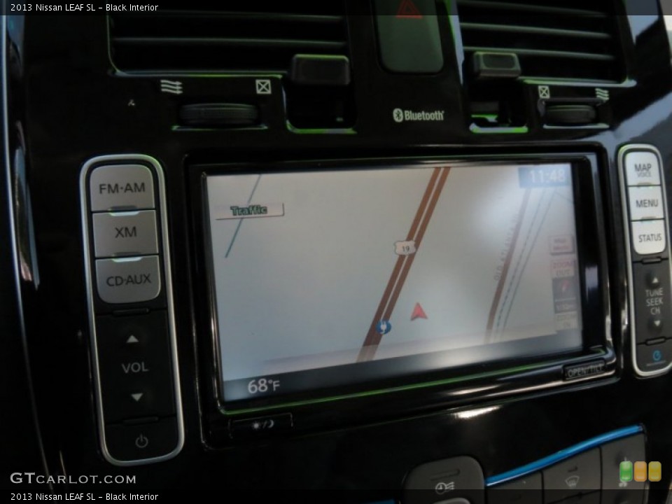 Black Interior Navigation for the 2013 Nissan LEAF SL #80122249
