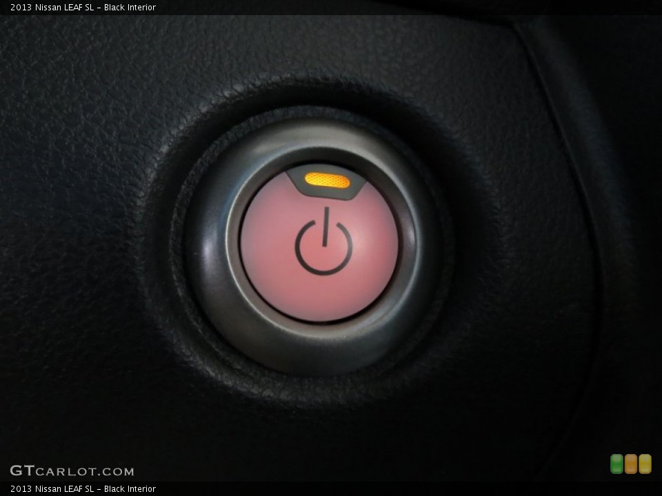 Black Interior Controls for the 2013 Nissan LEAF SL #80122269