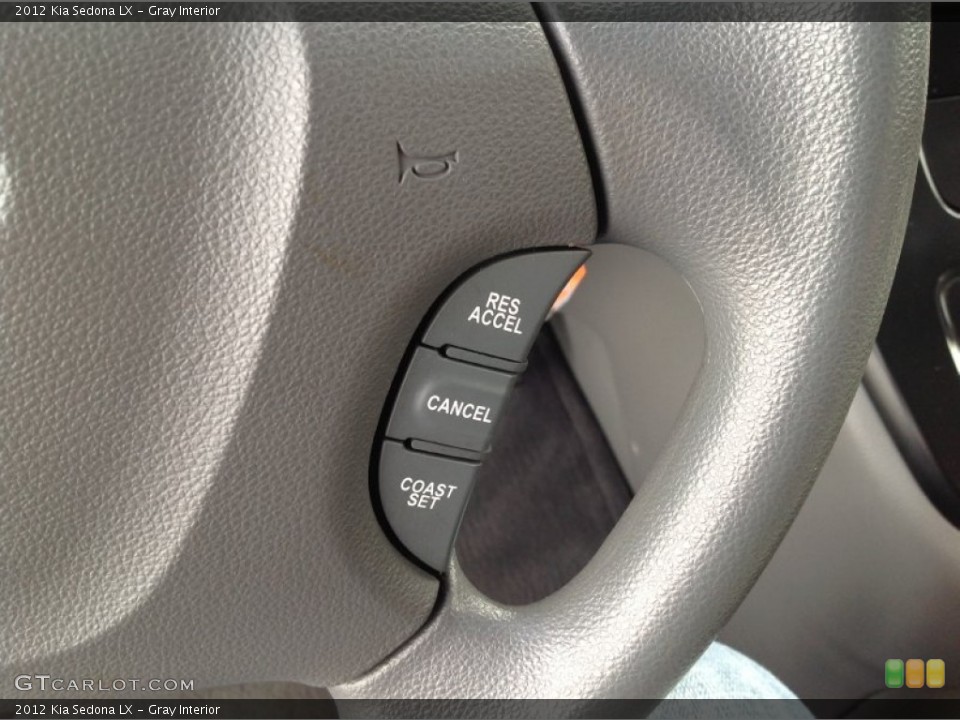 Gray Interior Controls for the 2012 Kia Sedona LX #80124123