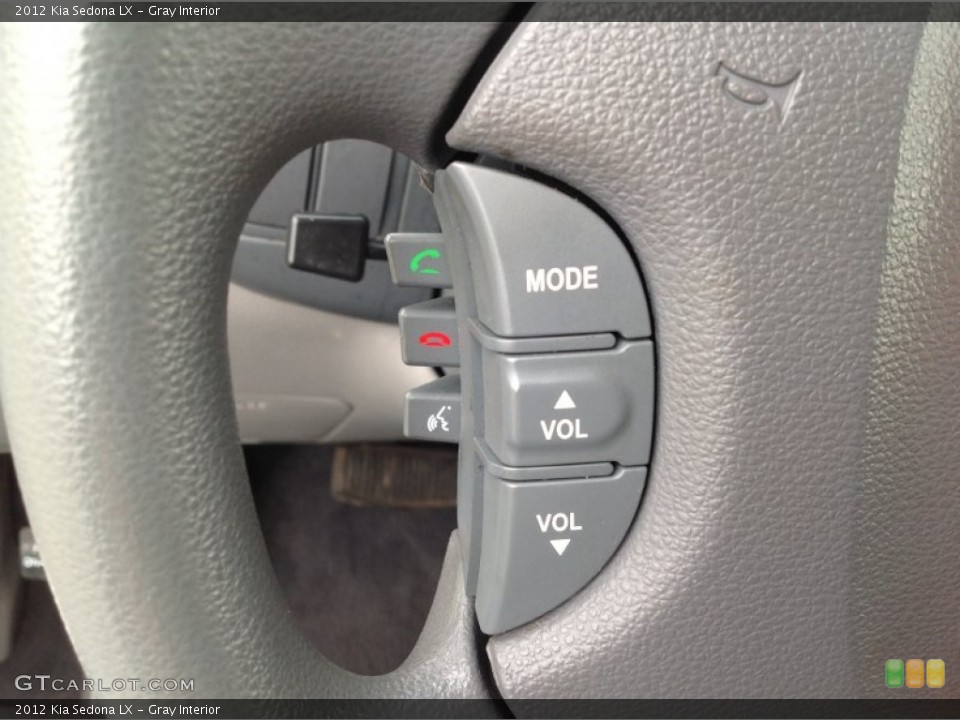 Gray Interior Controls for the 2012 Kia Sedona LX #80124151