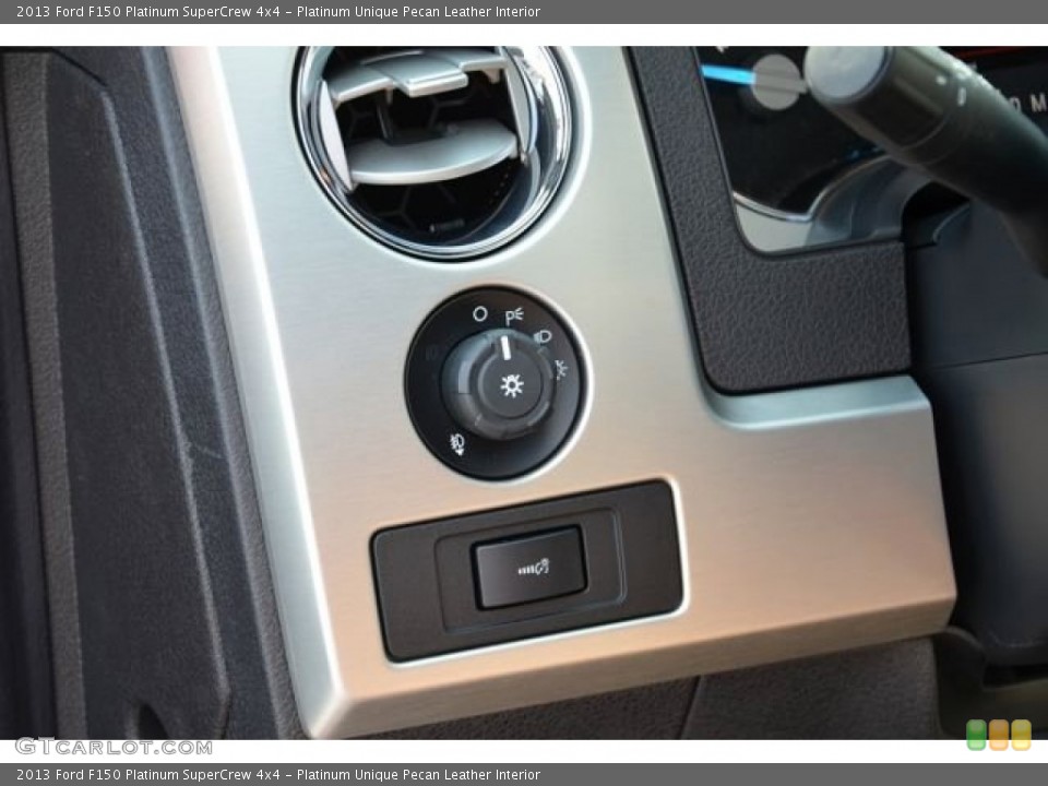 Platinum Unique Pecan Leather Interior Controls for the 2013 Ford F150 Platinum SuperCrew 4x4 #80124782