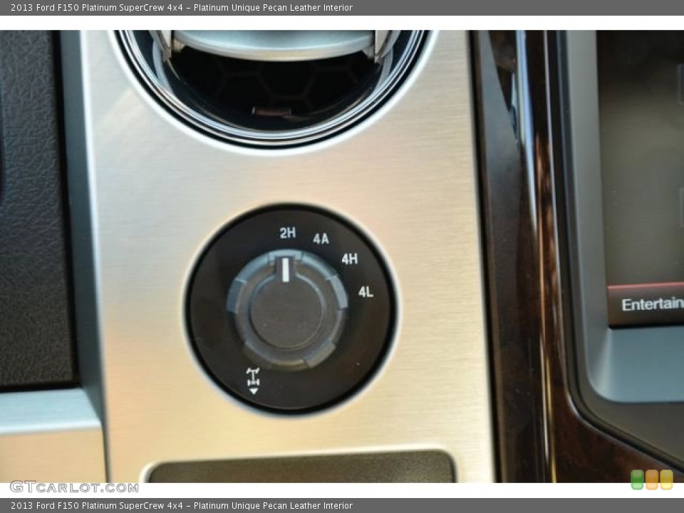 Platinum Unique Pecan Leather Interior Controls for the 2013 Ford F150 Platinum SuperCrew 4x4 #80124864