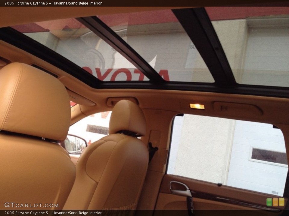 Havanna/Sand Beige Interior Sunroof for the 2006 Porsche Cayenne S #80126700