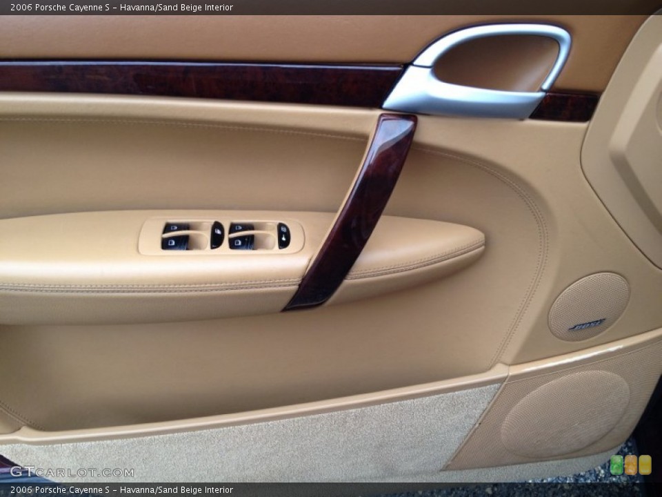 Havanna/Sand Beige Interior Door Panel for the 2006 Porsche Cayenne S #80126758