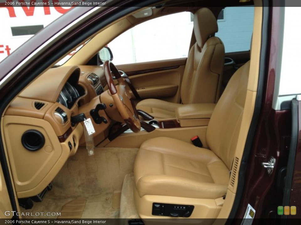 Havanna/Sand Beige Interior Front Seat for the 2006 Porsche Cayenne S #80126779