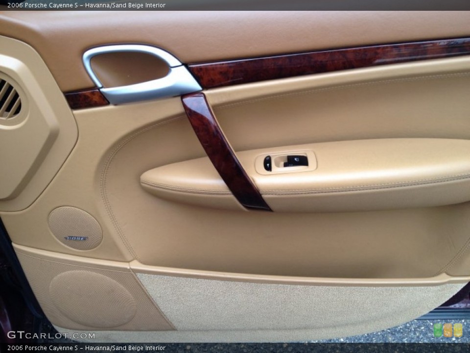 Havanna/Sand Beige Interior Door Panel for the 2006 Porsche Cayenne S #80127006