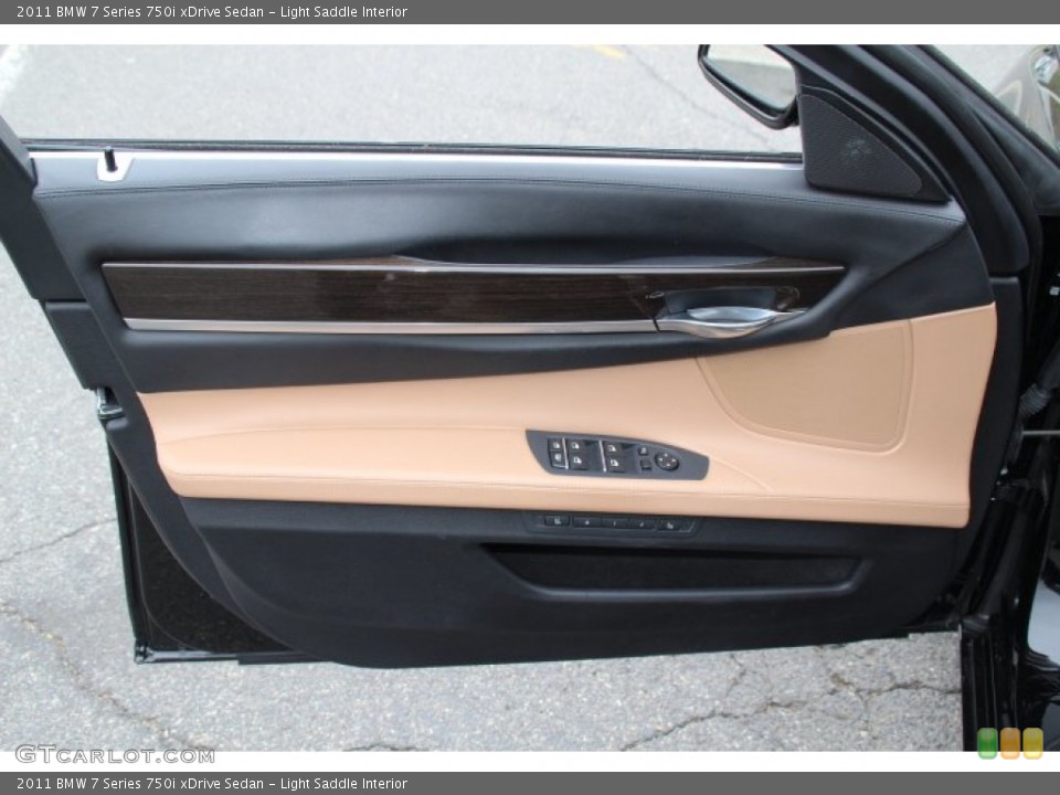 Light Saddle Interior Door Panel for the 2011 BMW 7 Series 750i xDrive Sedan #80127551