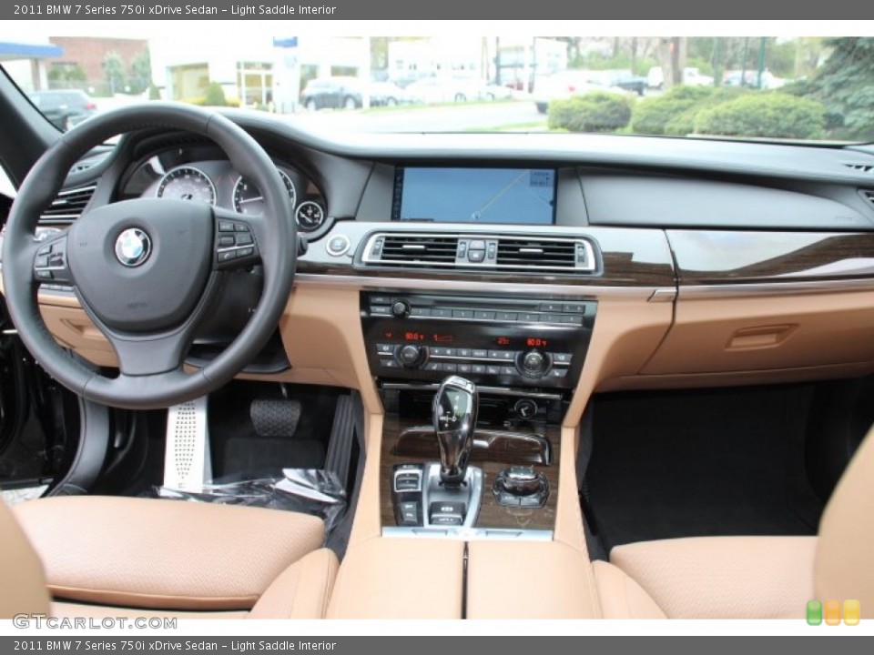 Light Saddle Interior Dashboard for the 2011 BMW 7 Series 750i xDrive Sedan #80127623