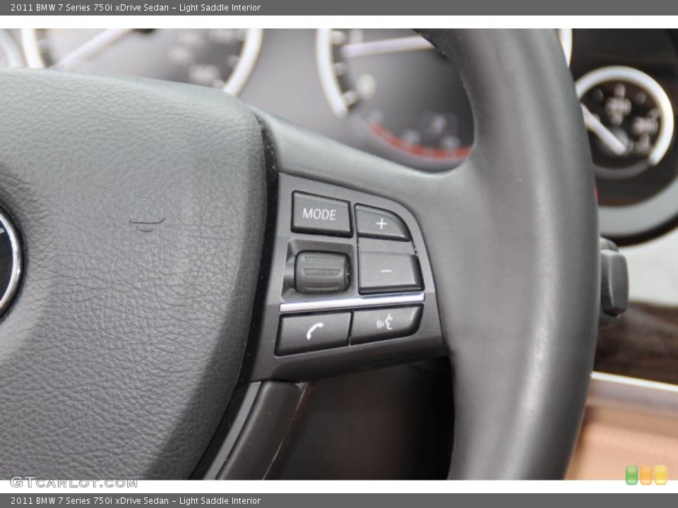 Light Saddle Interior Controls for the 2011 BMW 7 Series 750i xDrive Sedan #80127696