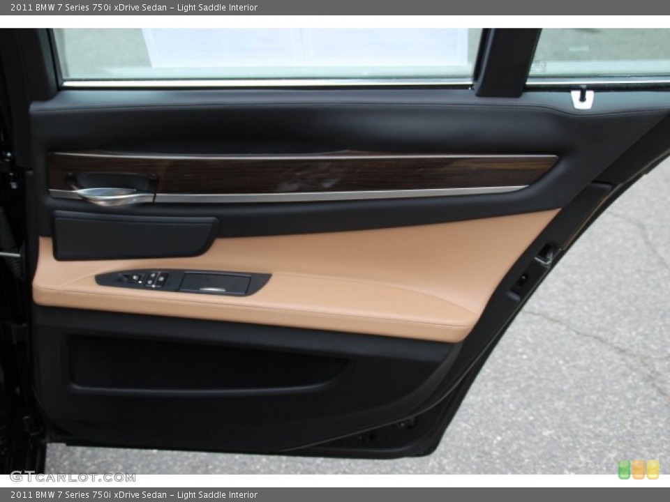 Light Saddle Interior Door Panel for the 2011 BMW 7 Series 750i xDrive Sedan #80127792