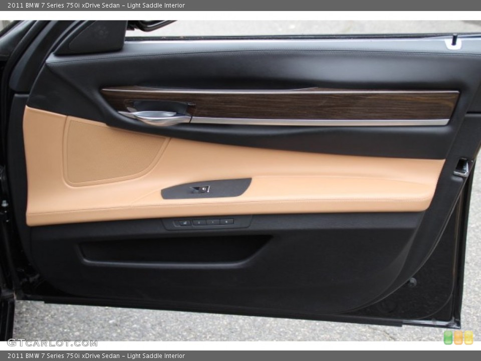 Light Saddle Interior Door Panel for the 2011 BMW 7 Series 750i xDrive Sedan #80127840