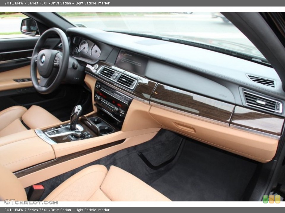 Light Saddle Interior Dashboard for the 2011 BMW 7 Series 750i xDrive Sedan #80127858