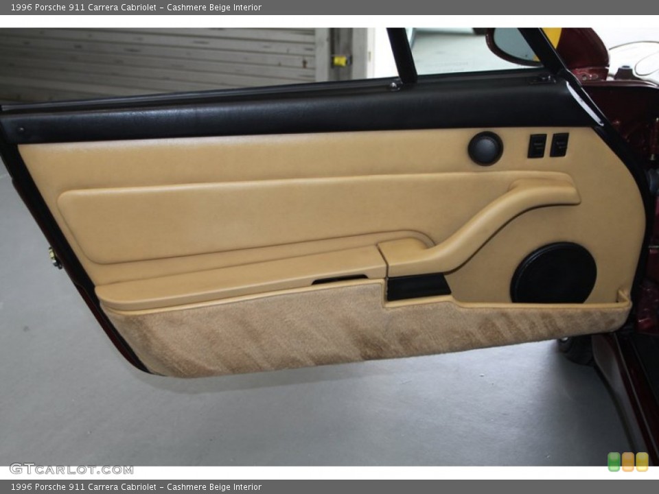 Cashmere Beige Interior Door Panel for the 1996 Porsche 911 Carrera Cabriolet #80130303