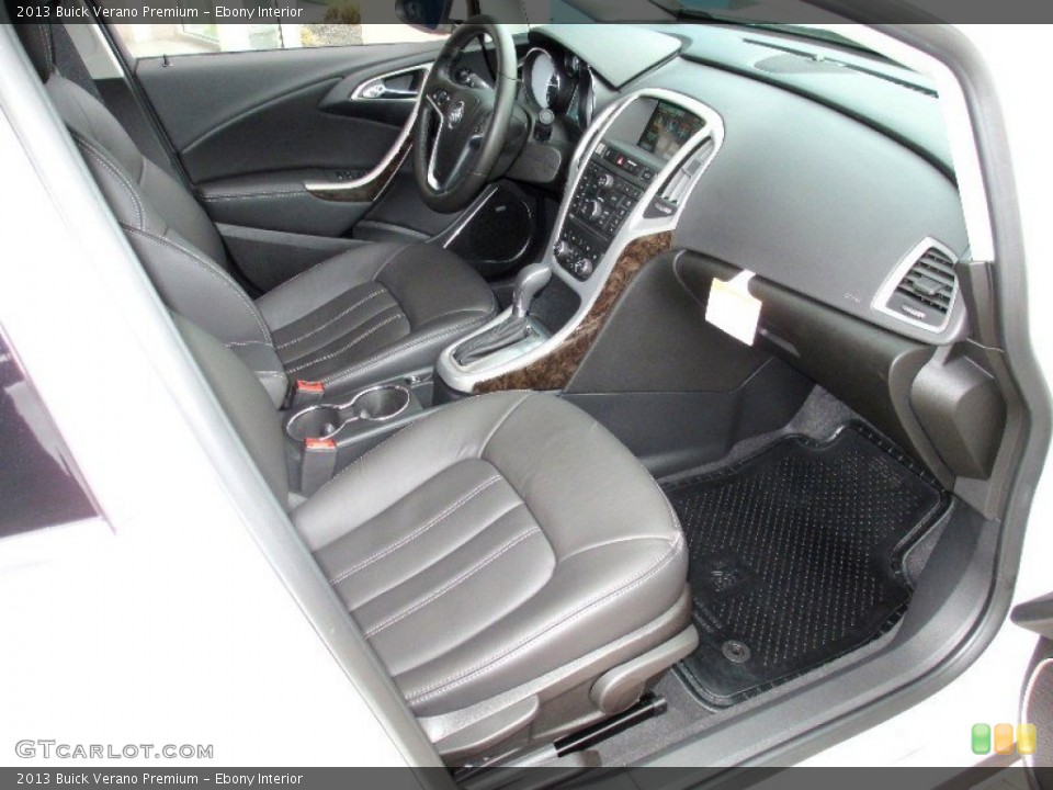 Ebony Interior Photo for the 2013 Buick Verano Premium #80130330