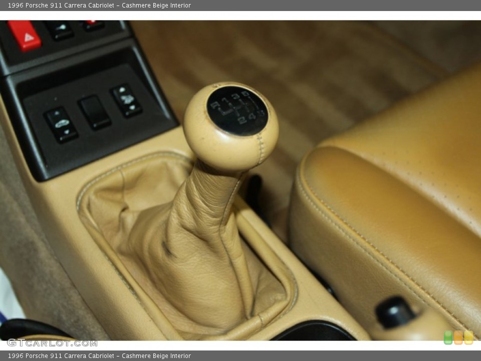 Cashmere Beige Interior Transmission for the 1996 Porsche 911 Carrera Cabriolet #80130524