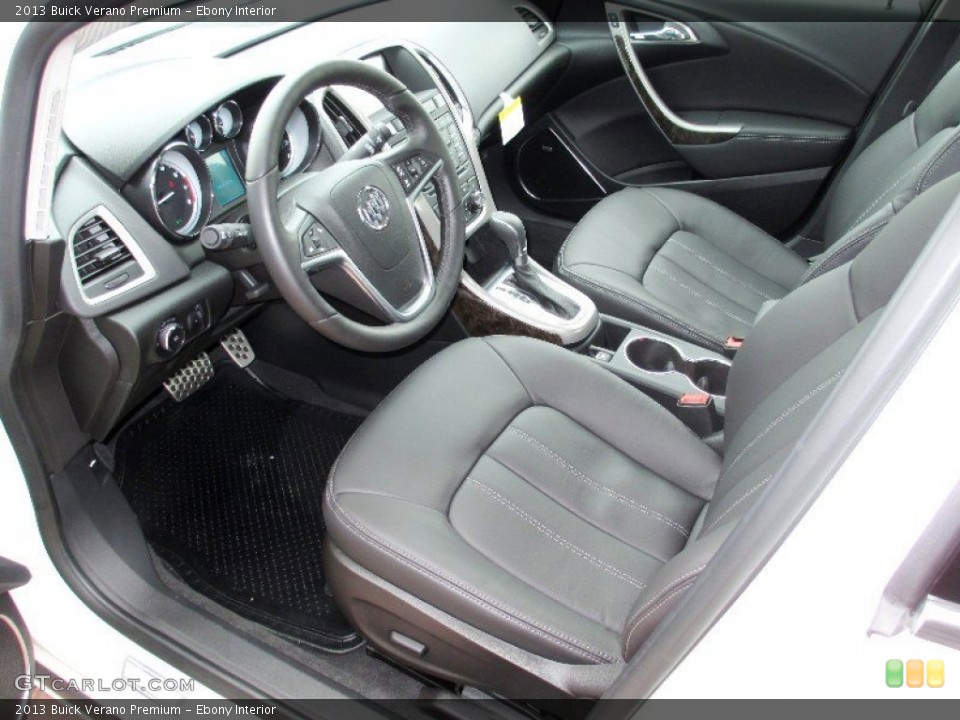 Ebony Interior Photo for the 2013 Buick Verano Premium #80130615