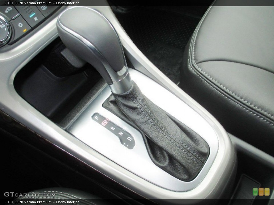 Ebony Interior Transmission for the 2013 Buick Verano Premium #80130724