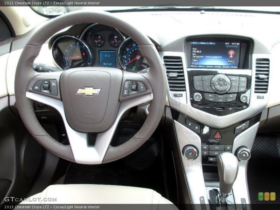 Cocoa/Light Neutral Interior Dashboard for the 2013 Chevrolet Cruze LTZ #80131635