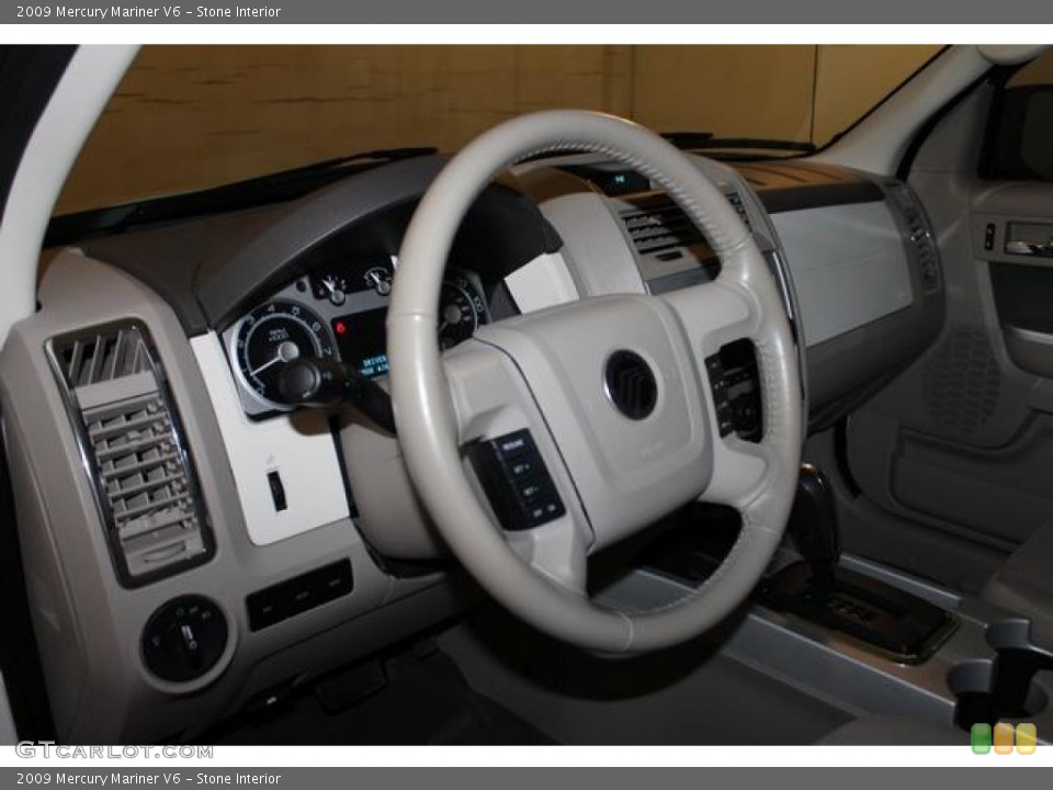 Stone Interior Steering Wheel for the 2009 Mercury Mariner V6 #80133501