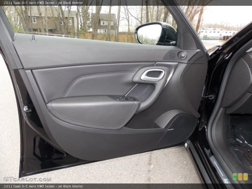 Jet Black Interior Door Panel for the 2011 Saab 9-5 Aero XWD Sedan #80133639