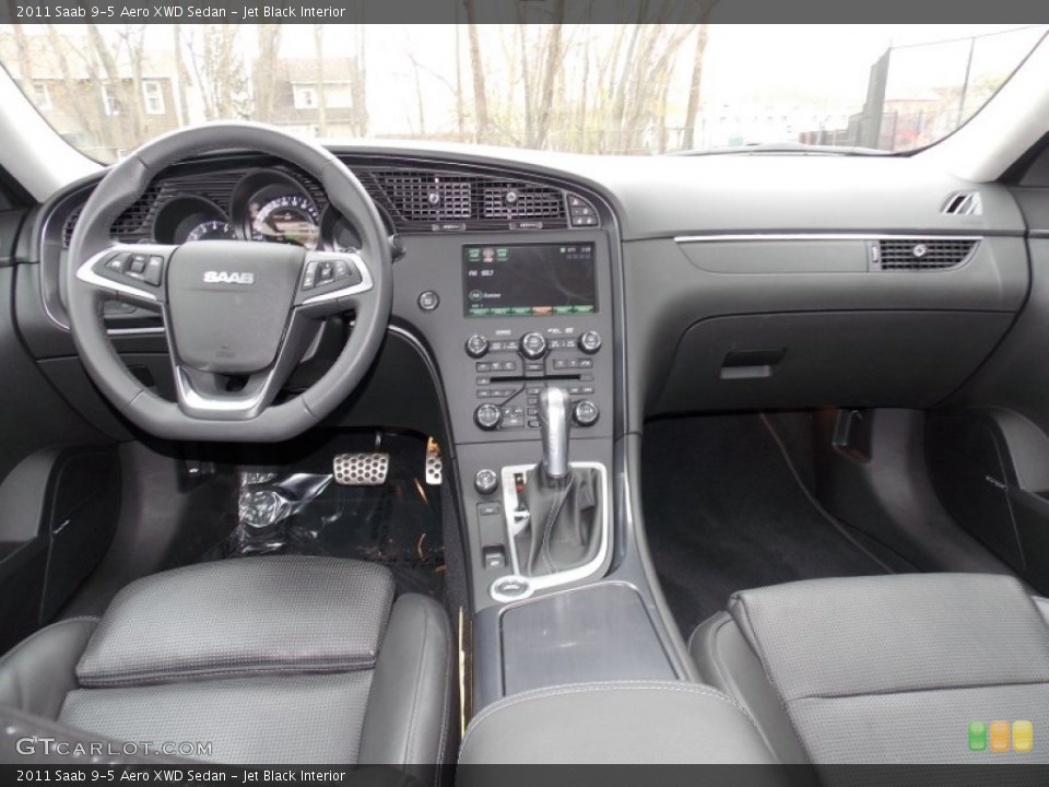 Jet Black Interior Dashboard for the 2011 Saab 9-5 Aero XWD Sedan #80133703