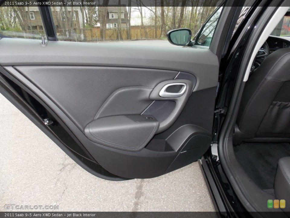 Jet Black Interior Door Panel for the 2011 Saab 9-5 Aero XWD Sedan #80133720