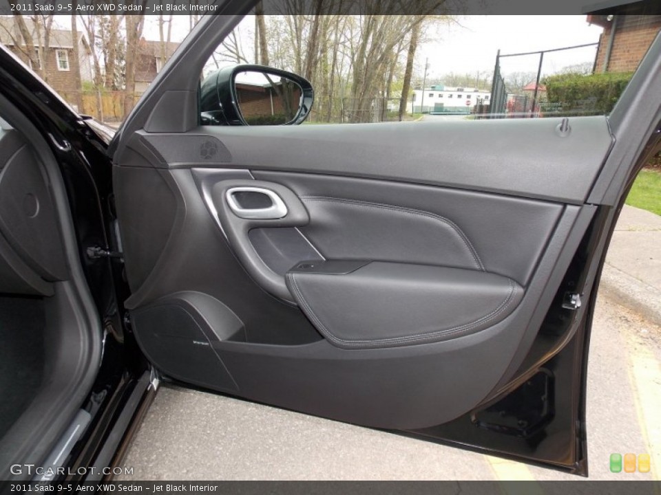 Jet Black Interior Door Panel for the 2011 Saab 9-5 Aero XWD Sedan #80133792