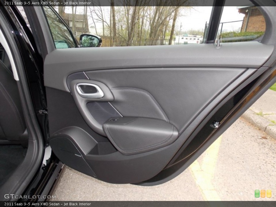 Jet Black Interior Door Panel for the 2011 Saab 9-5 Aero XWD Sedan #80133832