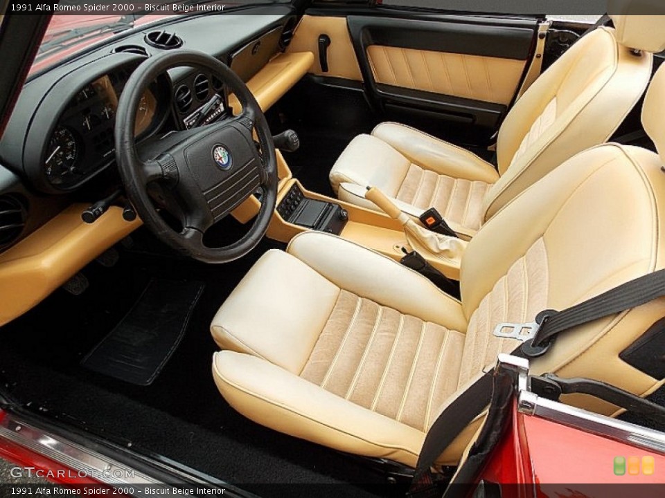 Biscuit Beige Interior Prime Interior for the 1991 Alfa Romeo Spider 2000 #80134194