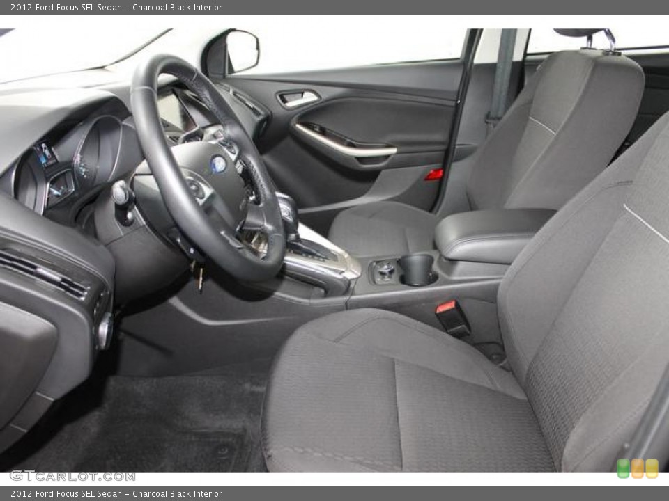 Charcoal Black Interior Photo for the 2012 Ford Focus SEL Sedan #80134415