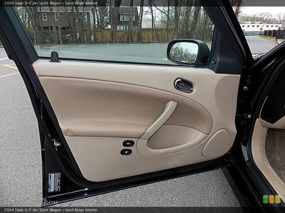Sand Beige Interior Door Panel for the 2004 Saab 9-5 Arc Sport Wagon #80135053