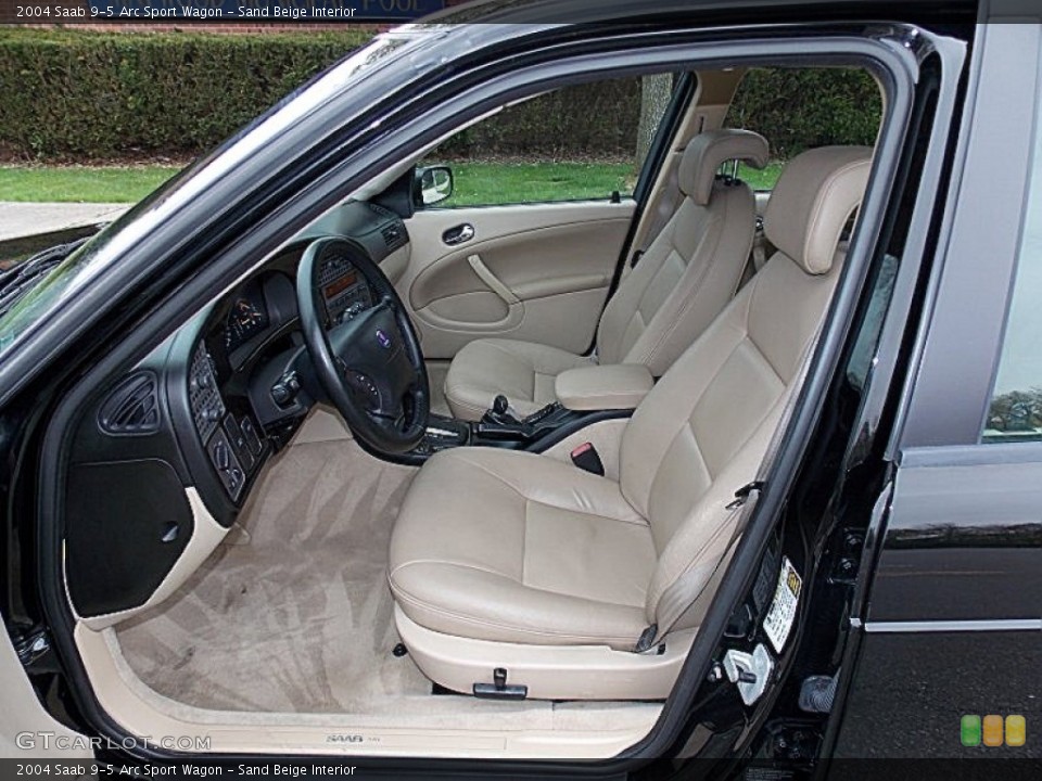 Sand Beige Interior Photo for the 2004 Saab 9-5 Arc Sport Wagon #80135109
