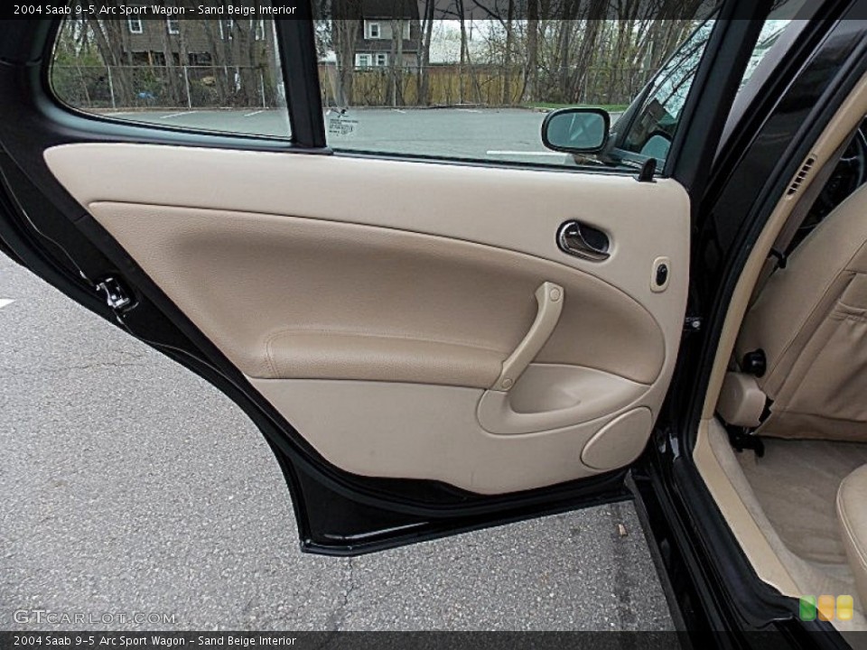 Sand Beige Interior Door Panel for the 2004 Saab 9-5 Arc Sport Wagon #80135163