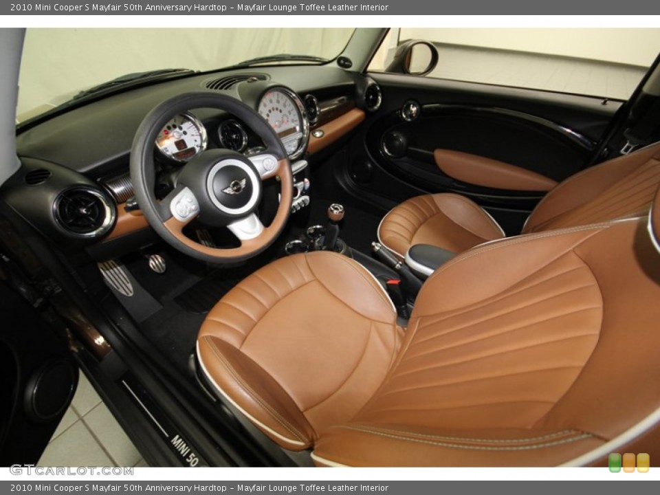 Mayfair Lounge Toffee Leather Interior Front Seat for the 2010 Mini Cooper S Mayfair 50th Anniversary Hardtop #80135177