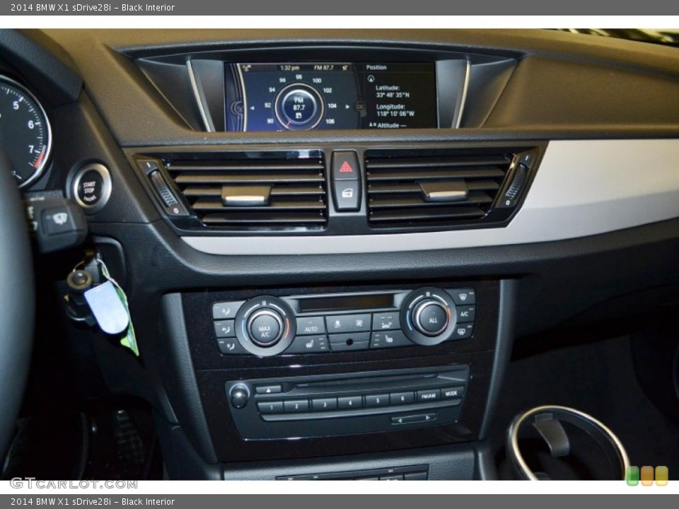 Black Interior Controls for the 2014 BMW X1 sDrive28i #80135179