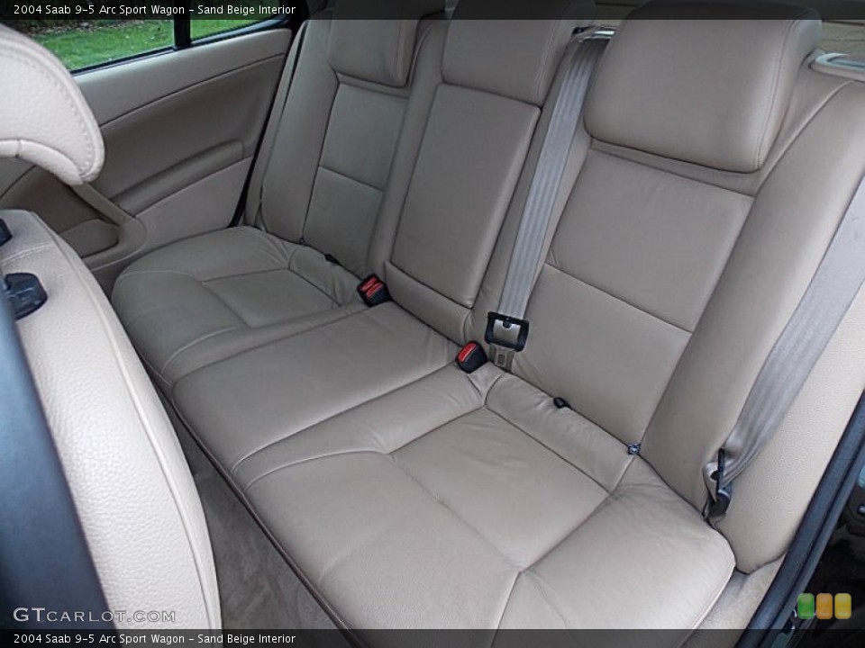 Sand Beige Interior Rear Seat for the 2004 Saab 9-5 Arc Sport Wagon #80135182
