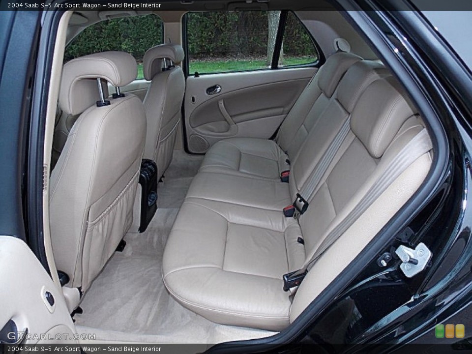 Sand Beige Interior Rear Seat for the 2004 Saab 9-5 Arc Sport Wagon #80135199
